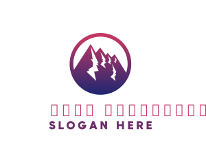 Mountain Camping Business logo design