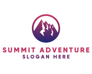 Climbing - Mountain Camping Business logo design