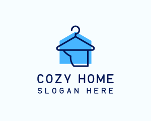 Laundry Hanger Home logo design