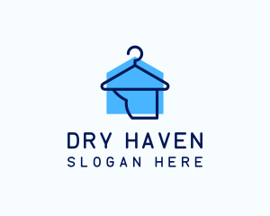 Laundry Hanger House logo design