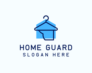 Laundry Hanger Home logo design