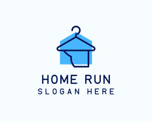 Laundry Hanger Home logo design