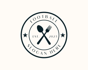 Cafeteria - Spoon Fork  Restaurant logo design