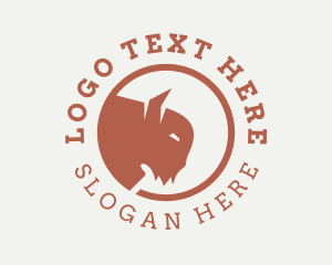 Animal - Bison Animal Farming logo design