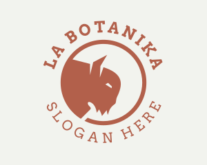 Farming - Bison Animal Farming logo design