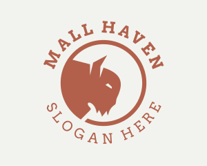 Bison Animal Farming logo design