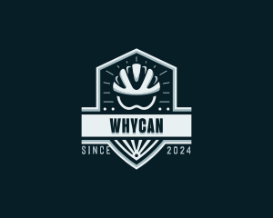 Sports Cyclist Helmet Logo