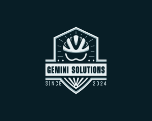 Sports Cyclist Helmet logo design