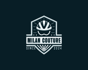 Sports Cyclist Helmet logo design