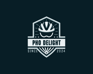 Sports Cyclist Helmet logo design