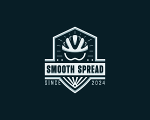 Sports Cyclist Helmet logo design