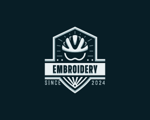 Sports Cyclist Helmet logo design