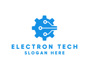 Electronic Circuit Gear logo design