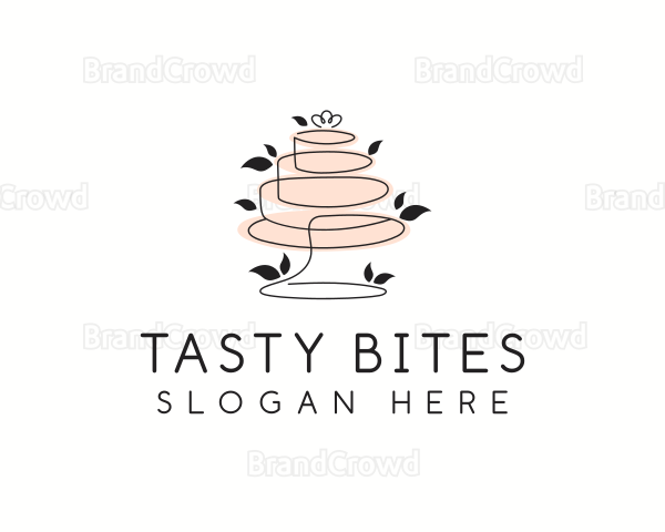 Cake Baking Cafe Logo