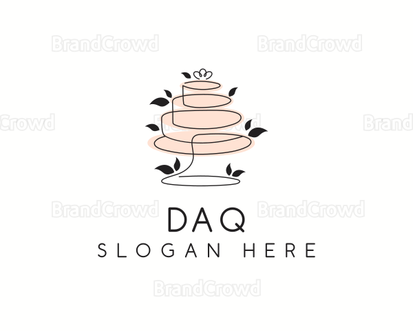 Cake Baking Cafe Logo