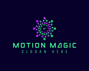 Spiral Vortex Motion logo design