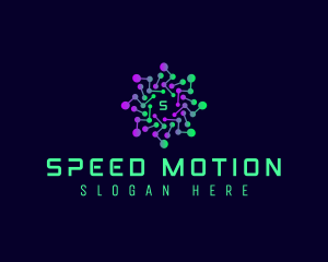 Spiral Vortex Motion logo design