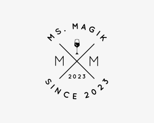 Beverage - Hipster Wine Bar logo design