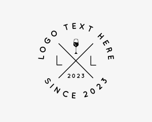 Wine Store - Hipster Wine Bar logo design