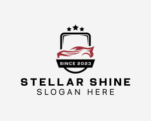 Stars - Car Shield Stars logo design