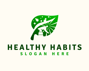 Organic Housekeeping Clean logo design