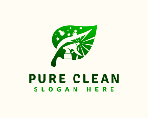 Detergent - Housekeeping Clean Leaf logo design