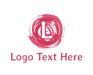 Splatter Paint Letter Logo