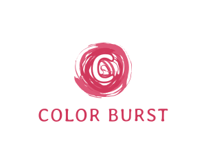Splatter Paintbrush Cosmetics Boutique logo design
