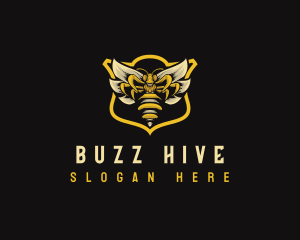 Bee Insect Gaming logo design