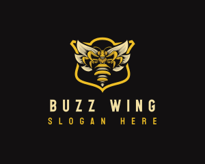 Bee Insect Gaming logo design