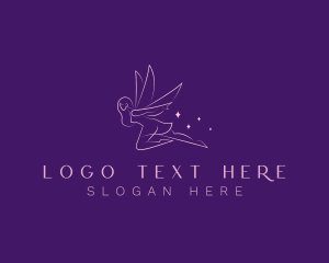 Mystic - Fairy Wing Beauty logo design