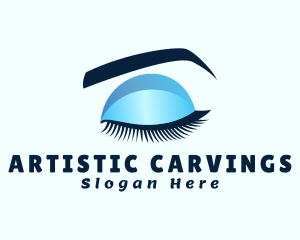 Eyeliner Makeup Artist logo design