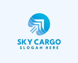 Airfreight - Logistics Arrow Courier logo design