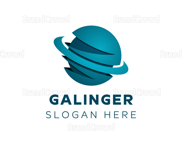 3D Universal Planet Logo