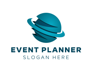 3D Universal Planet Logo