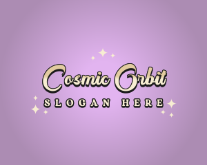 Cosmic Retro Beauty logo design