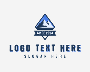 Summit - Adventure Mountain Peak logo design