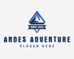 Adventure Mountain Peak  logo design