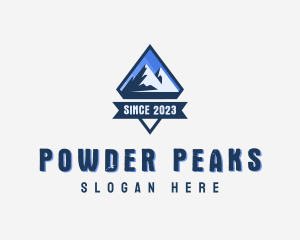 Adventure Mountain Peak  logo design