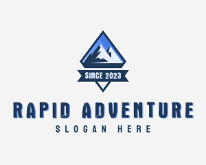 Adventure Mountain Peak  logo design