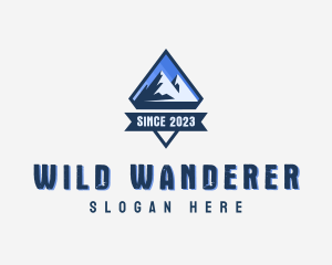 Adventure Mountain Peak  logo design