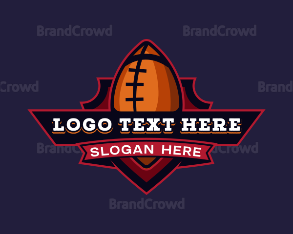 American Football Sports Team Logo