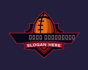 Emblem - American Football Sports Team logo design
