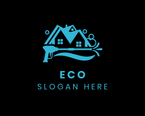 Home Cleaning Sanitation Logo