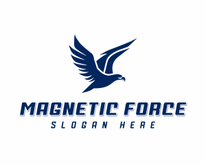 Patriotic Flying Eagle logo design