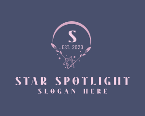 Floral Star Cosmetics Boutique logo design