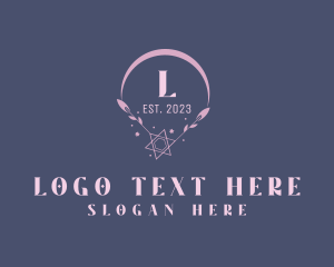 Vlog - Floral Star Cosmetics Boutique logo design