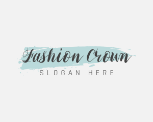 Generic Fashion Script Business logo design