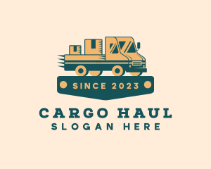 Delivery Truck Package logo design