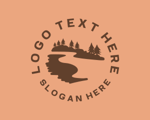 Mountaineer - Nature Travel Hike logo design